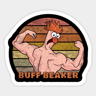 Buff Beaker Sticker